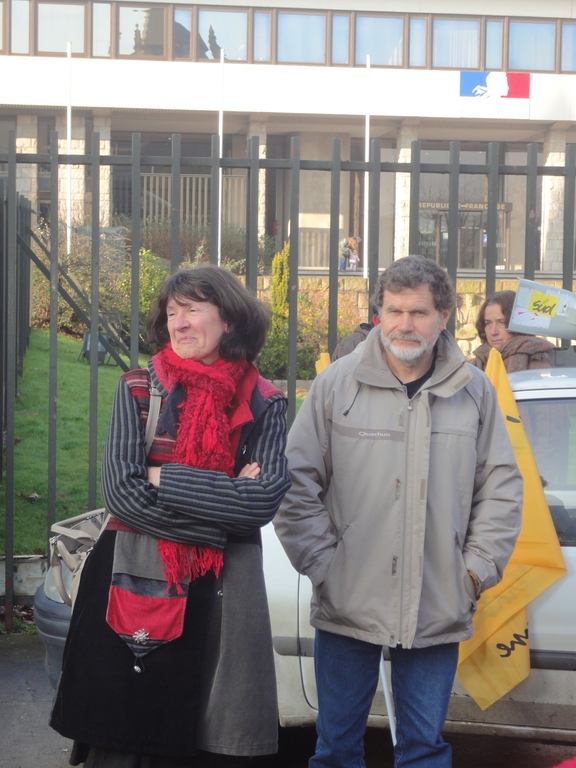 Françoise Vercheres (PG- FdG) et Julien Duval (CP)