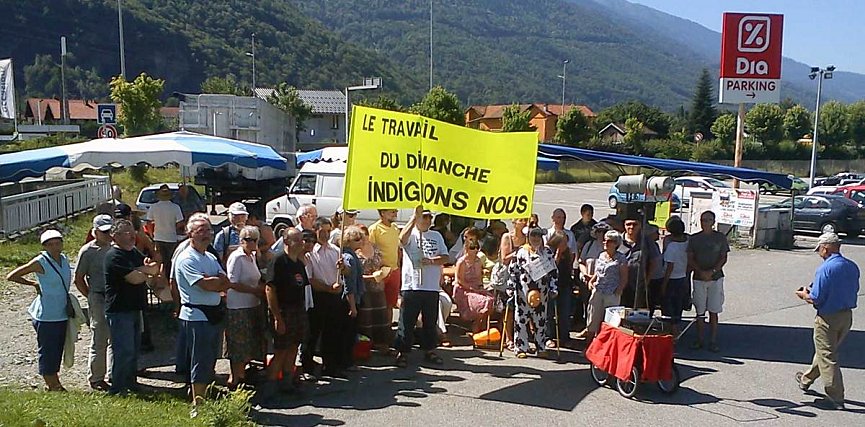 La lutte des ouvrières de chez Dia contre le travail du dimanche