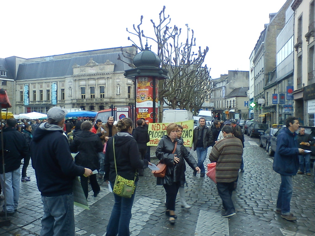 Sur le marché