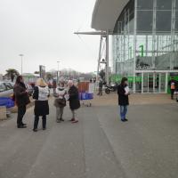 Action BDS à carrefour Langueux