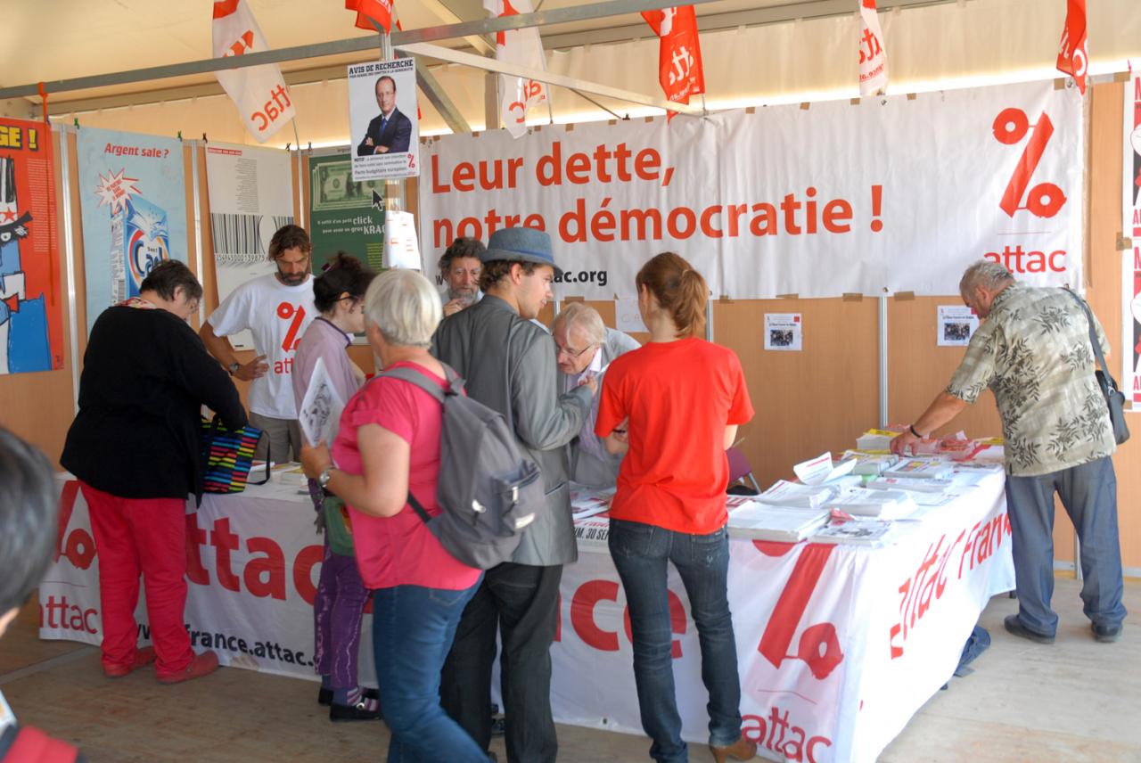 huma 2012 stand ATTAC