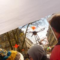 Manifestation contre l'aéroport