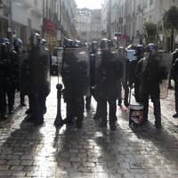 Manifestation contre l'aéroport