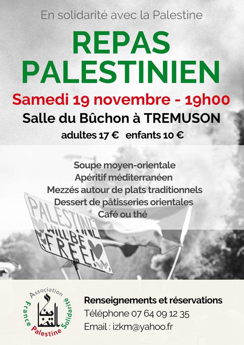 2022 repas palestinien