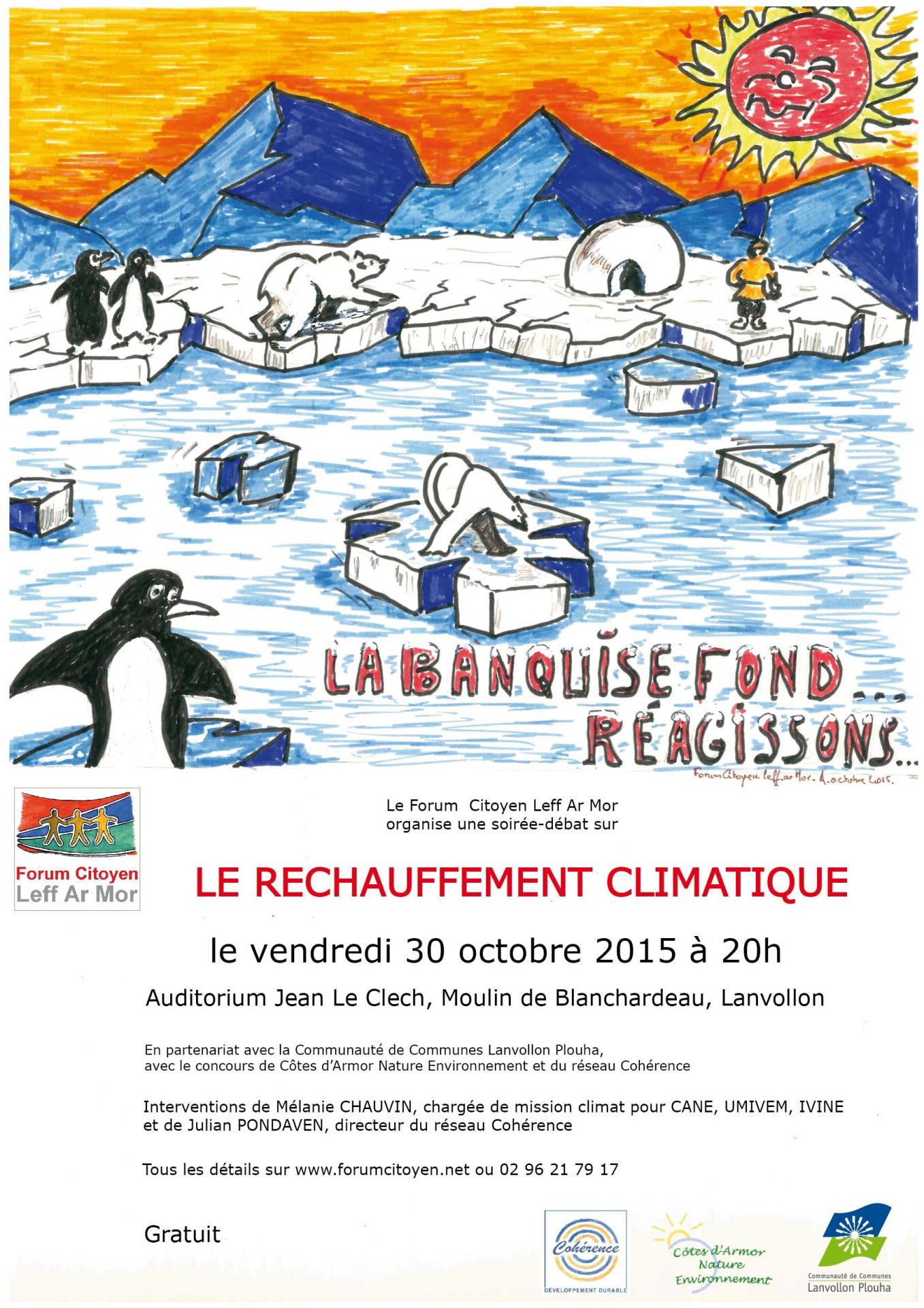 Affiche officielle soiree climat