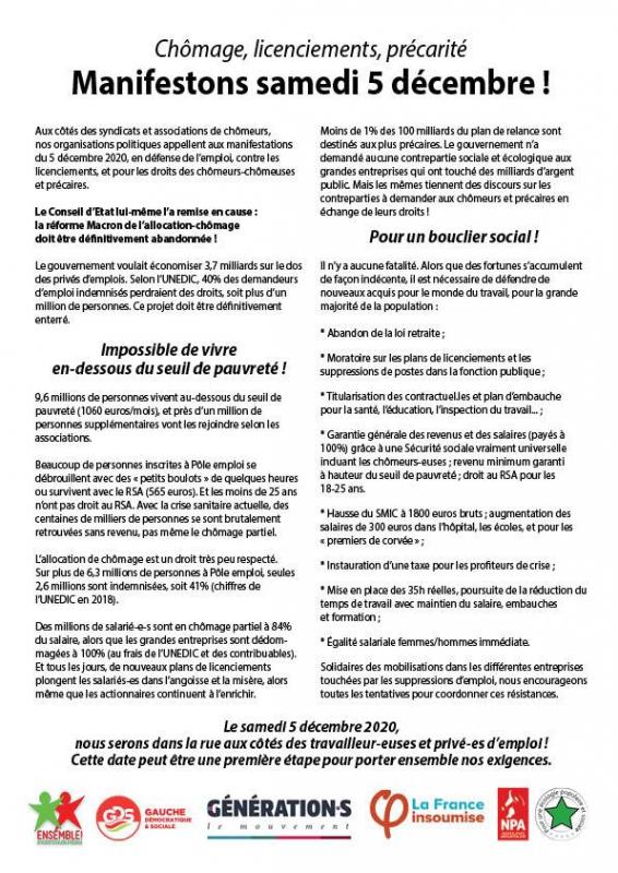 Appel au 5 dec