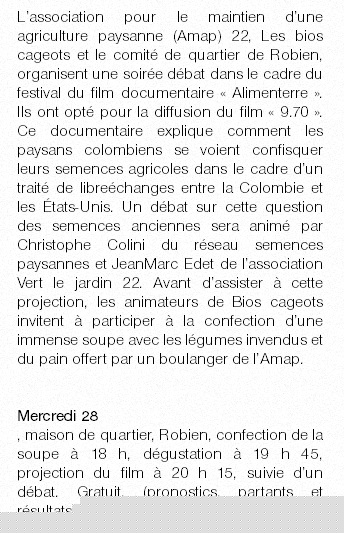 Apres la soupe